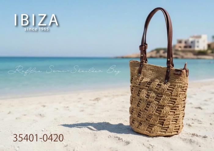 【本店企画／夏のイビサ】IBIZA(イビサ)
ラフィア　セミショルダーバッグ　
35401