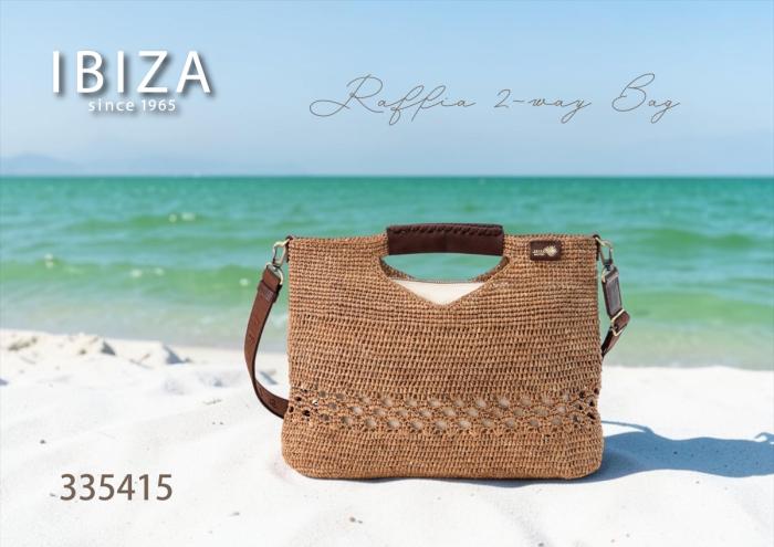 【本店企画／夏のイビサ】IBIZA(イビサ)
ラフィア　2WAYバッグ　35415