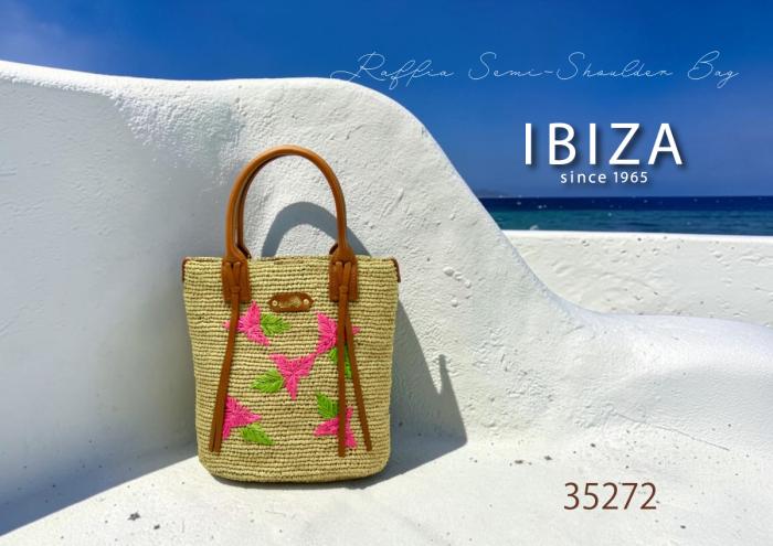 【本店企画／夏のイビサ】IBIZA(イビサ)
ラフィア　ハンドバッグ　35272