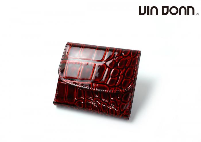 VIA DOAN(ヴィアドアン)折財布
ラックスクロコ　336