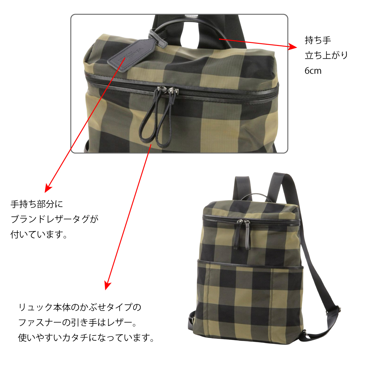 BEAUDESSIN(ボーデッサン) リュックサックチュール　CK2011画像11