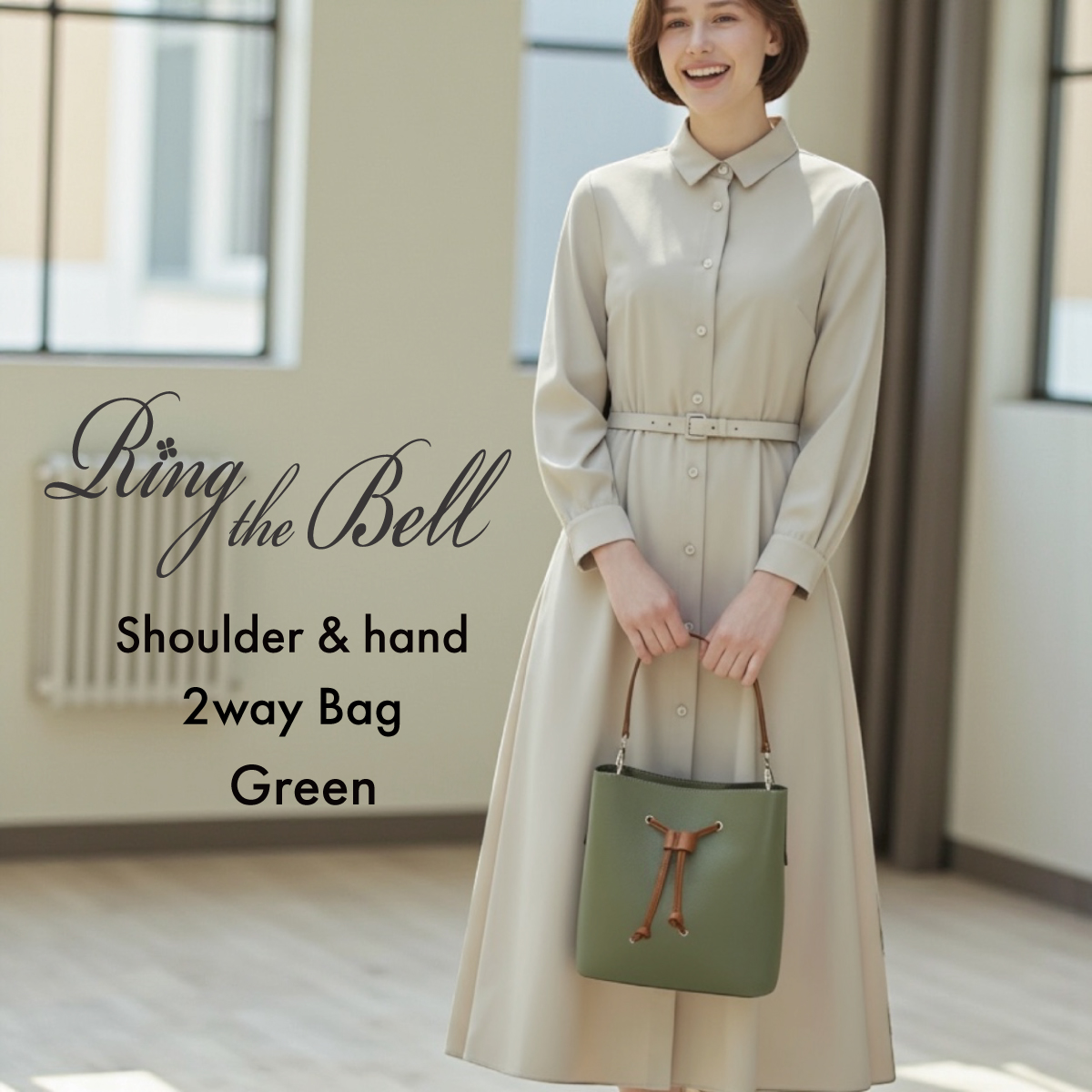 Ring the Bell（リングザベル）2WAYショルダーバッグ　23058B画像8