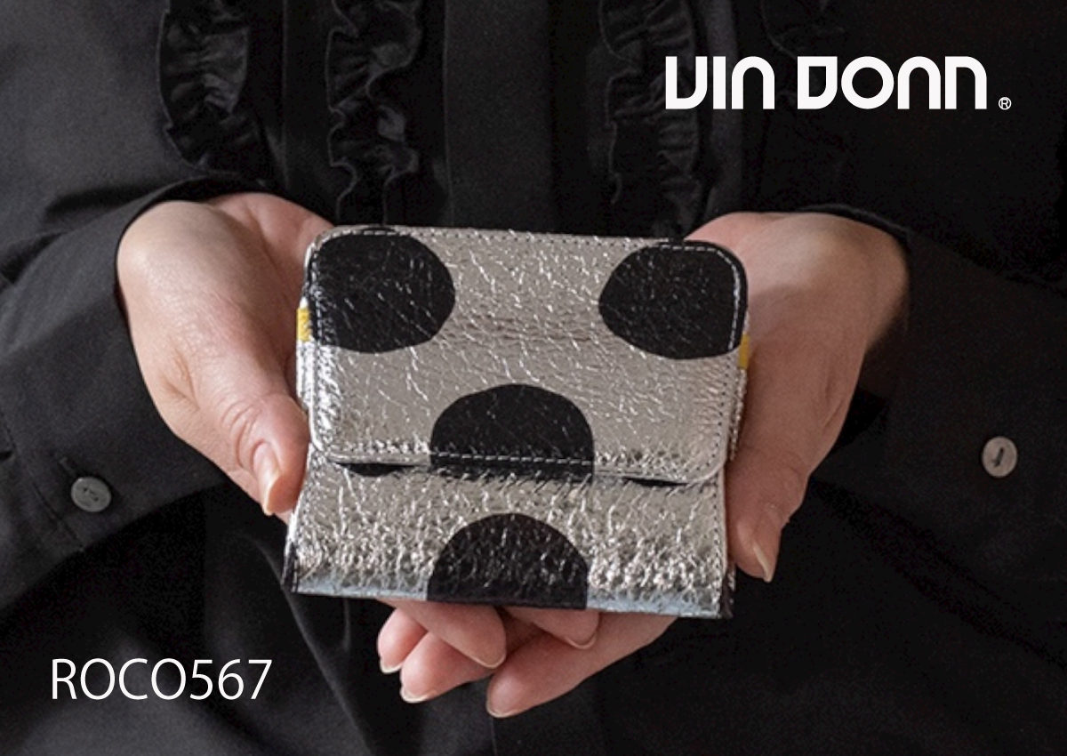 VIA DOAN(ヴィアドアン)小銭入れ付き二つ折り財布ROCO ロコ 567画像1