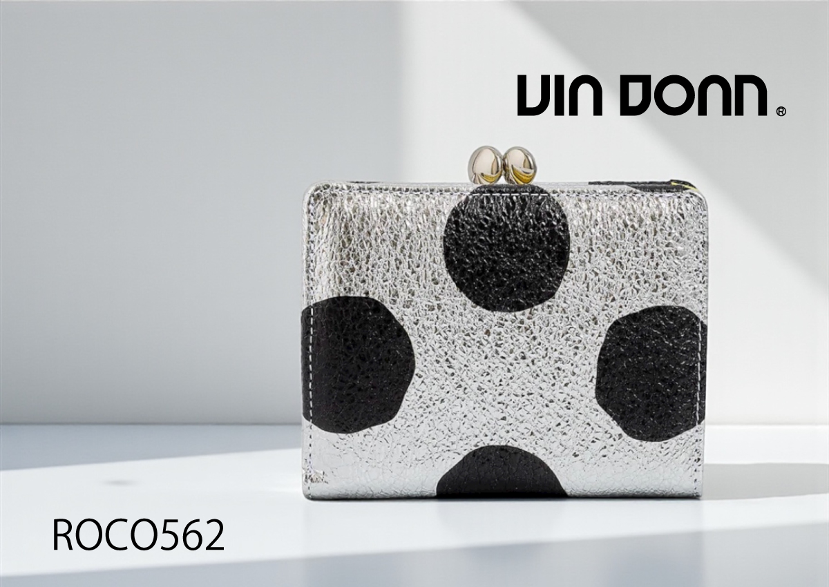 VIA DOAN(ヴィアドアン)がま口二つ折りミニ財布ROCO ロコ　562画像1