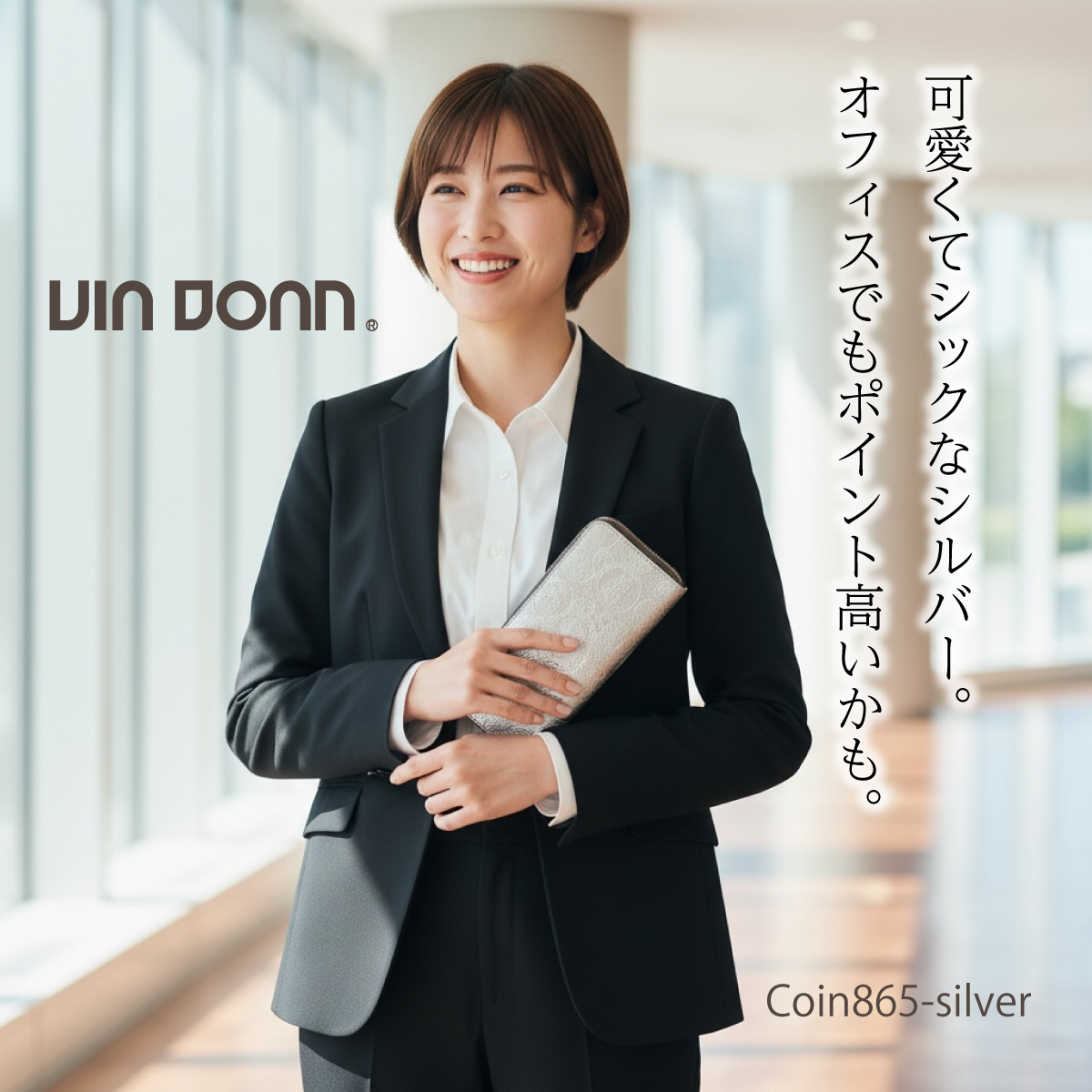 VIA DOAN(ヴィアドアン) マチ有L字ファスナー長財布Coin コイン 865画像10