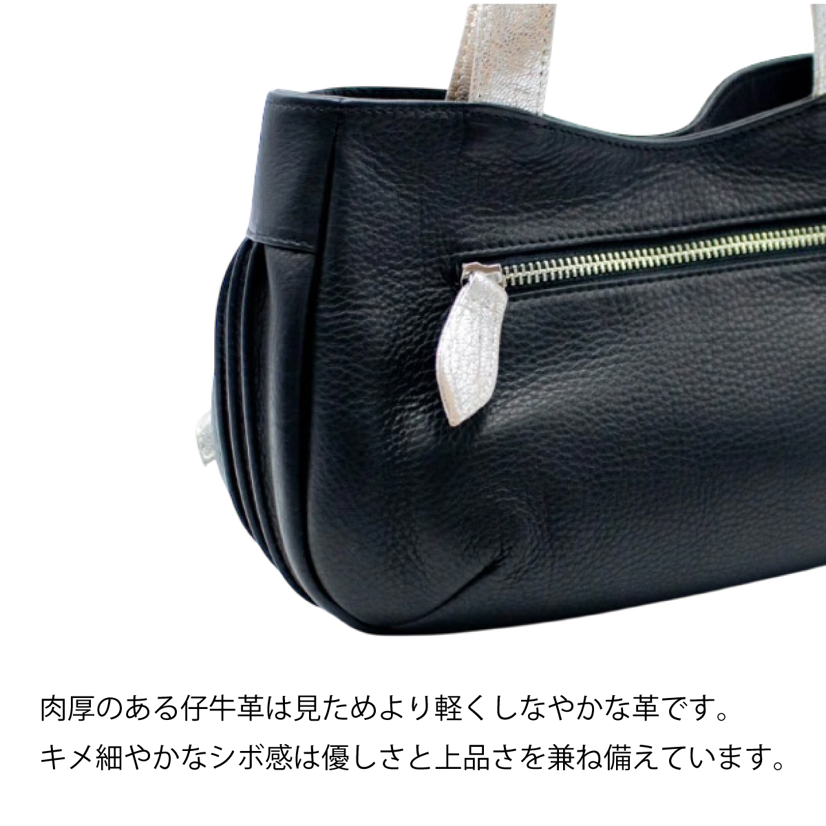 【本店企画／イビサ&逸品会12月6日より販売開始】VIA DOAN(ヴィアドアン) Zilda ジルダ 横型リボンハンドバッグ7776画像6