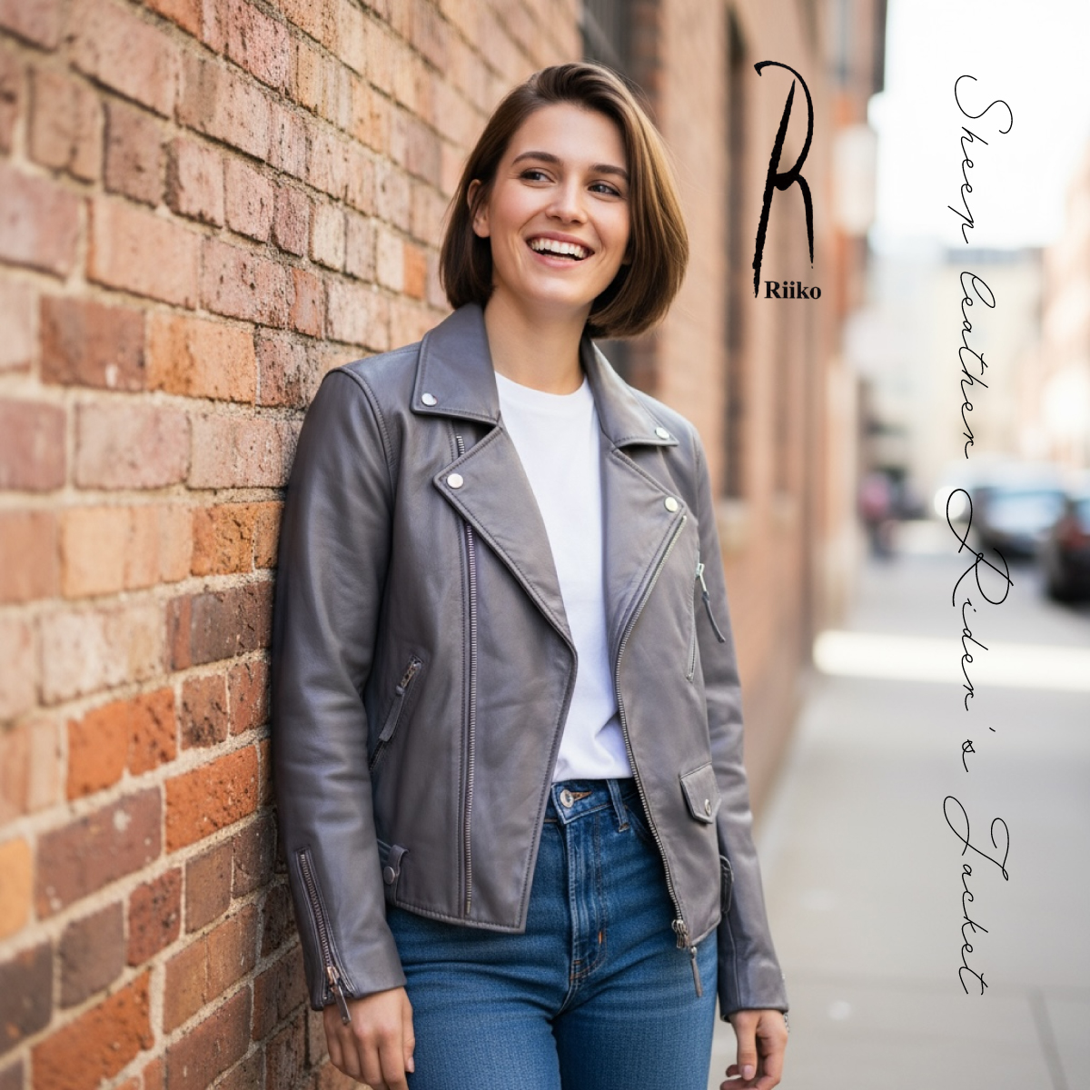 【本店企画/イビサ&逸品会12月6日より販売開始】RiikoMode(リイコモード) シープレザーライダースジャケットA-209N 1点もの画像11