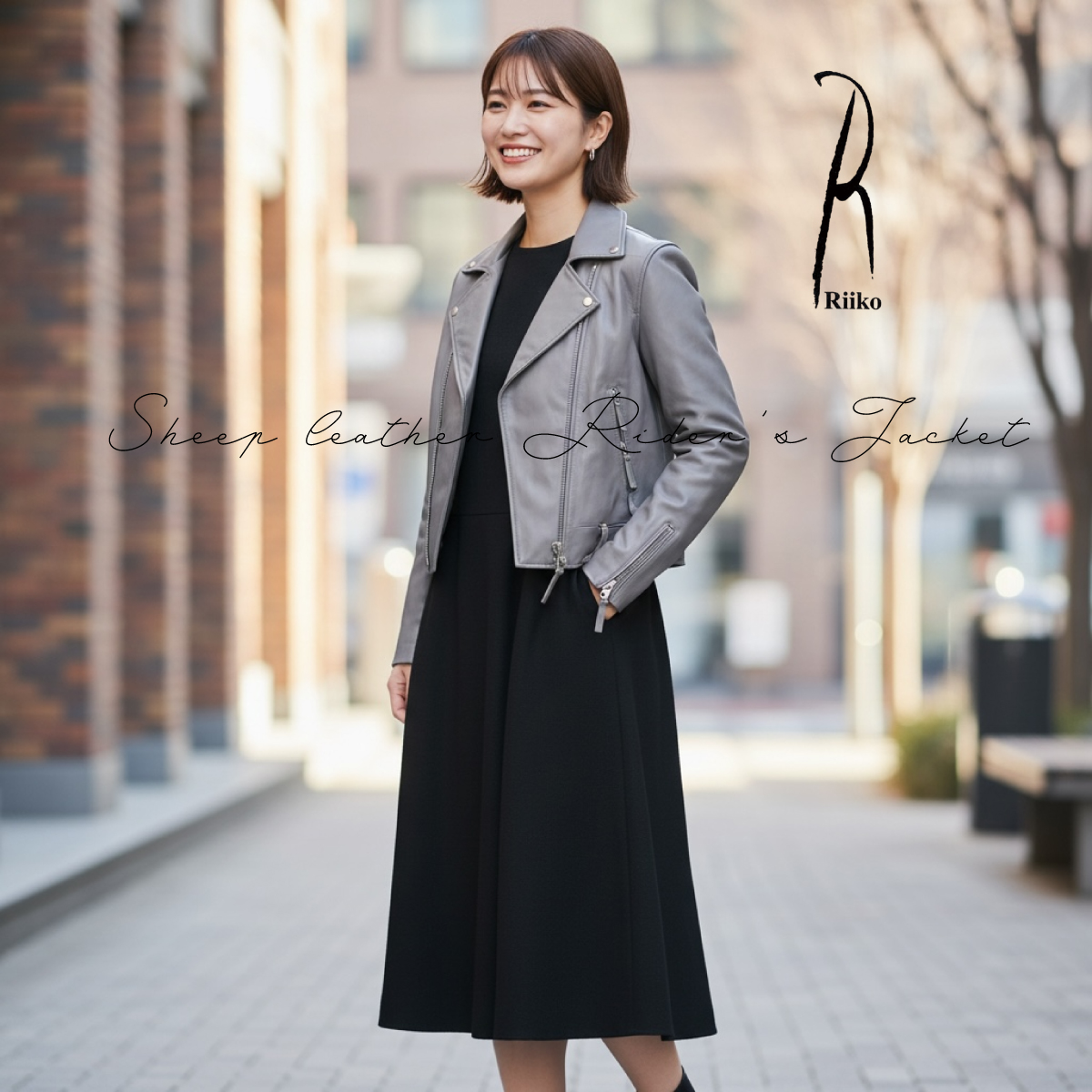 【本店企画/イビサ&逸品会12月6日より販売開始】RiikoMode(リイコモード) シープレザーライダースジャケットA-209N 1点もの画像8