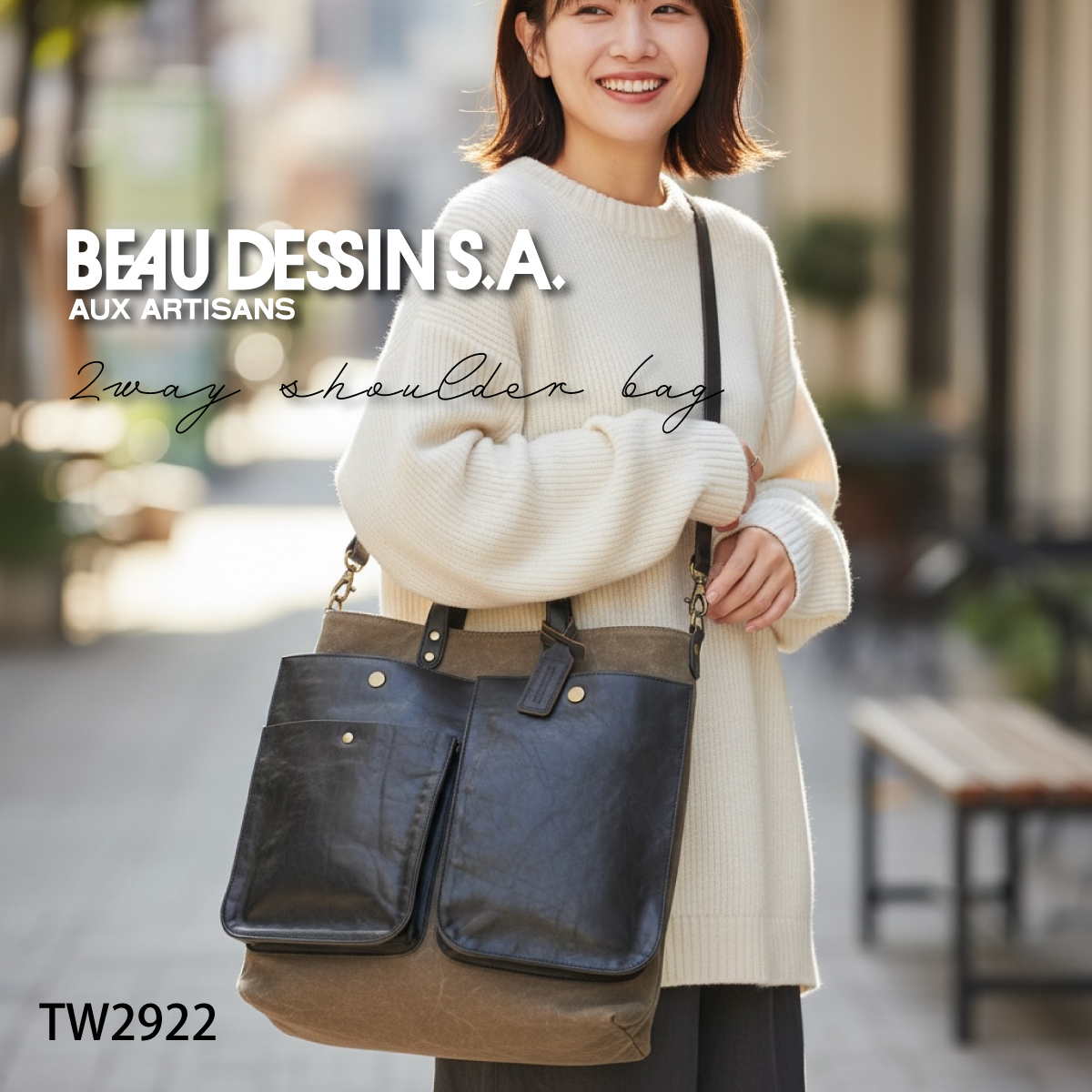 BEAUDESSIN(ボーデッサン)2WAYショルダーバッグ TW2922 画像5