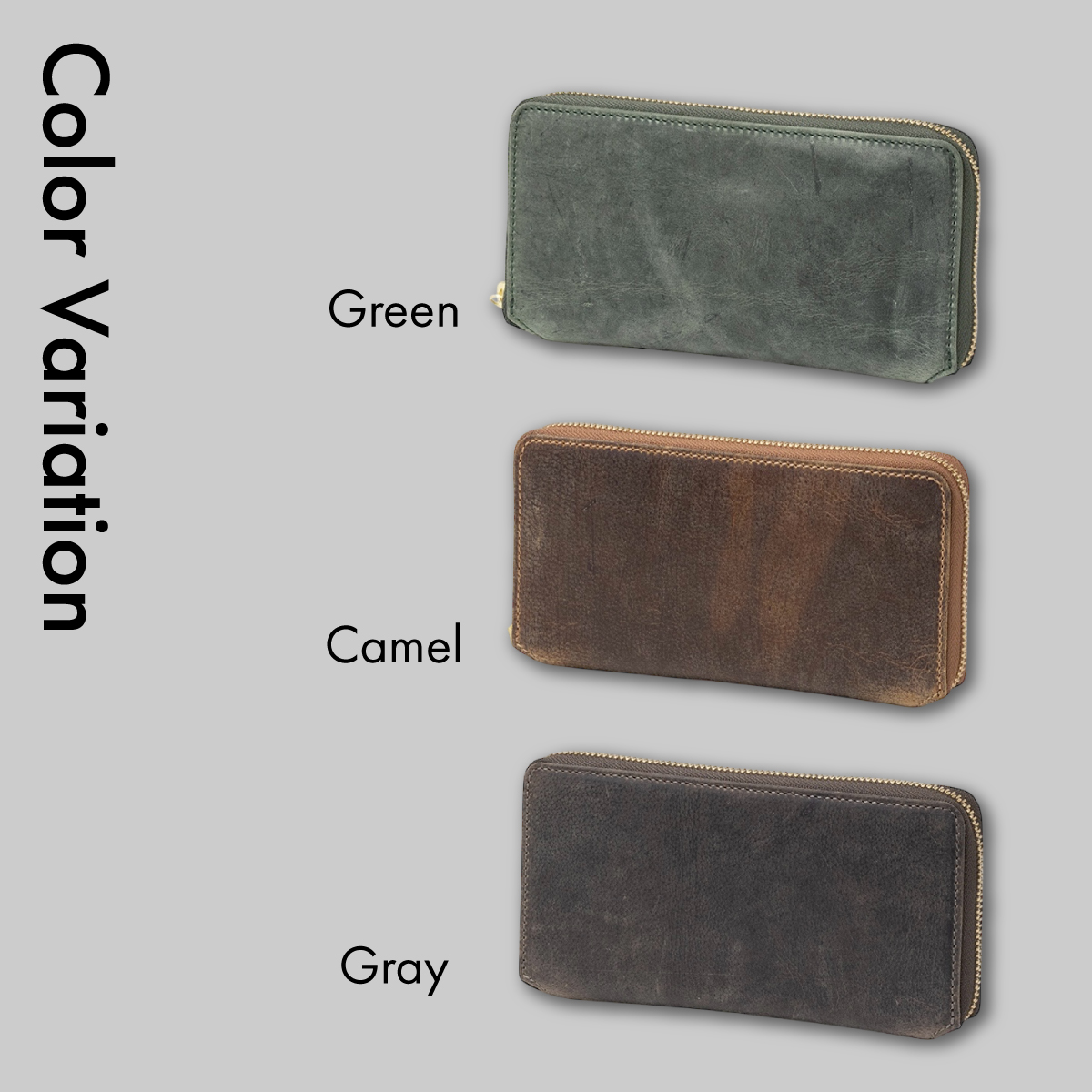 cattleya sacs(カトレアサックス)長財布 ラウンドファスナーBP2141画像2