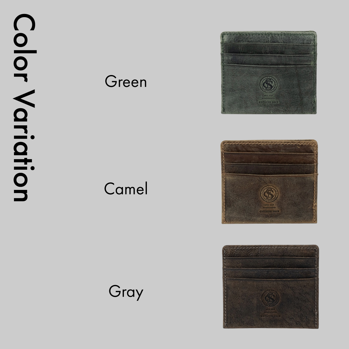 cattleya sacs(カトレアサックス)ミニ財布 半札 小銭入れ カードケース　BP2147画像2