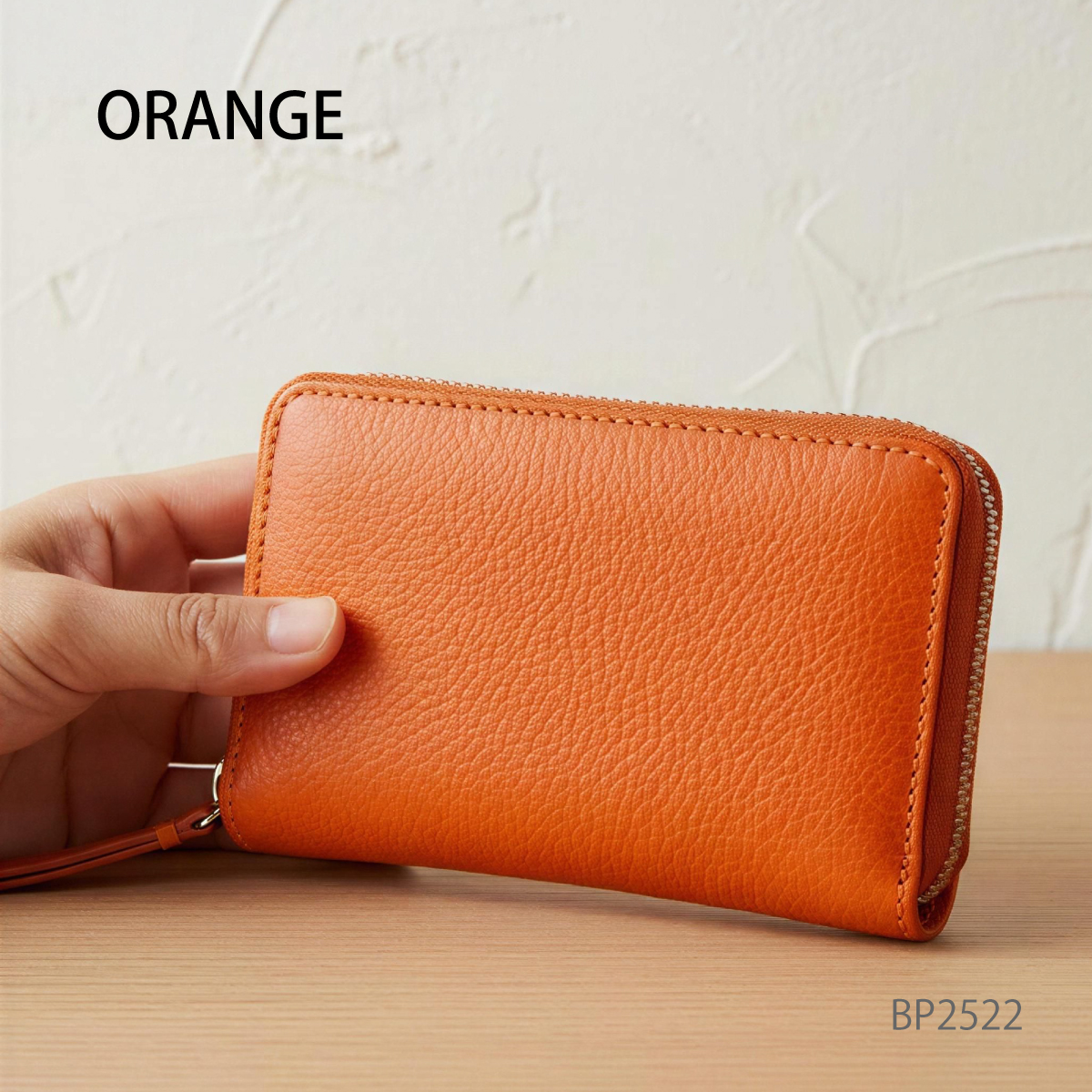 cattleya sacs(カトレアサックス) ラウンドファスナーハーフ財布BP2522画像4