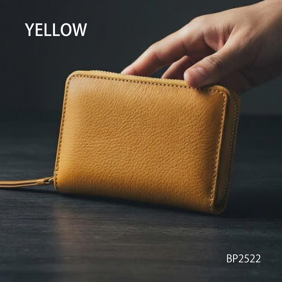 cattleya sacs(カトレアサックス) ラウンドファスナーハーフ財布BP2522画像6