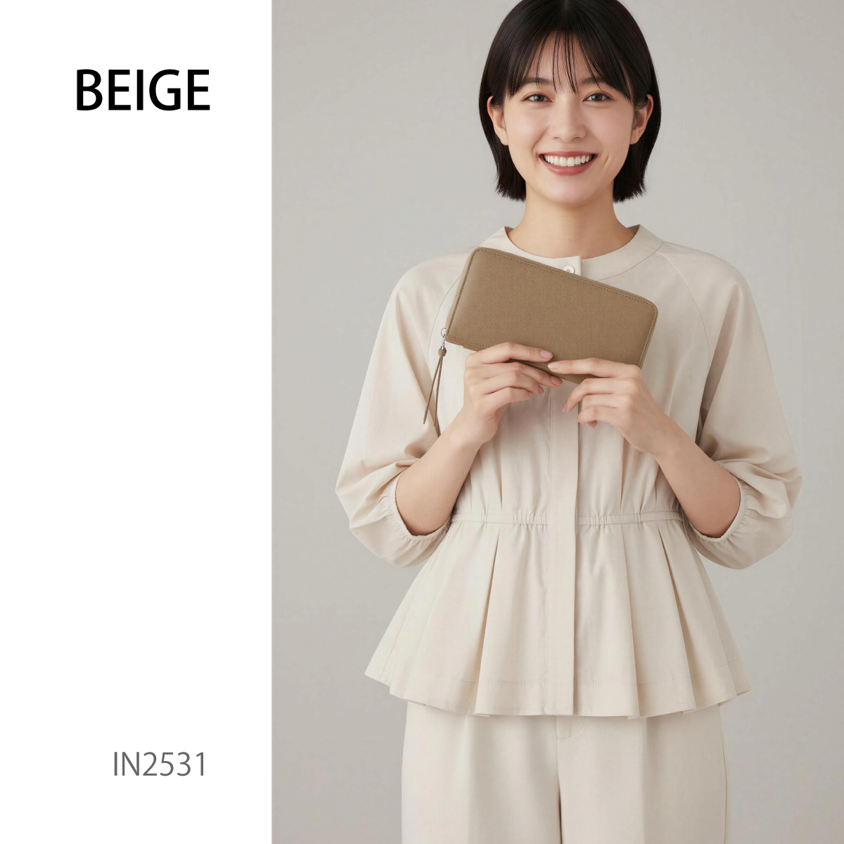 cattleya sacs(カトレアサックス) ラウンドファスナー長財布IN2531画像11