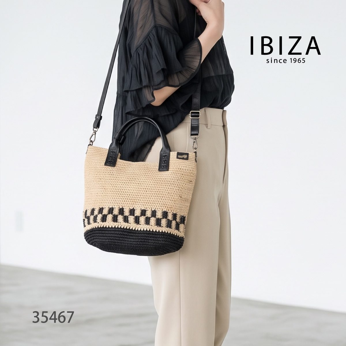 【本店企画／夏のイビサ】IBIZA(イビサ)ラフィア　2WAYバッグ (M)35467画像12