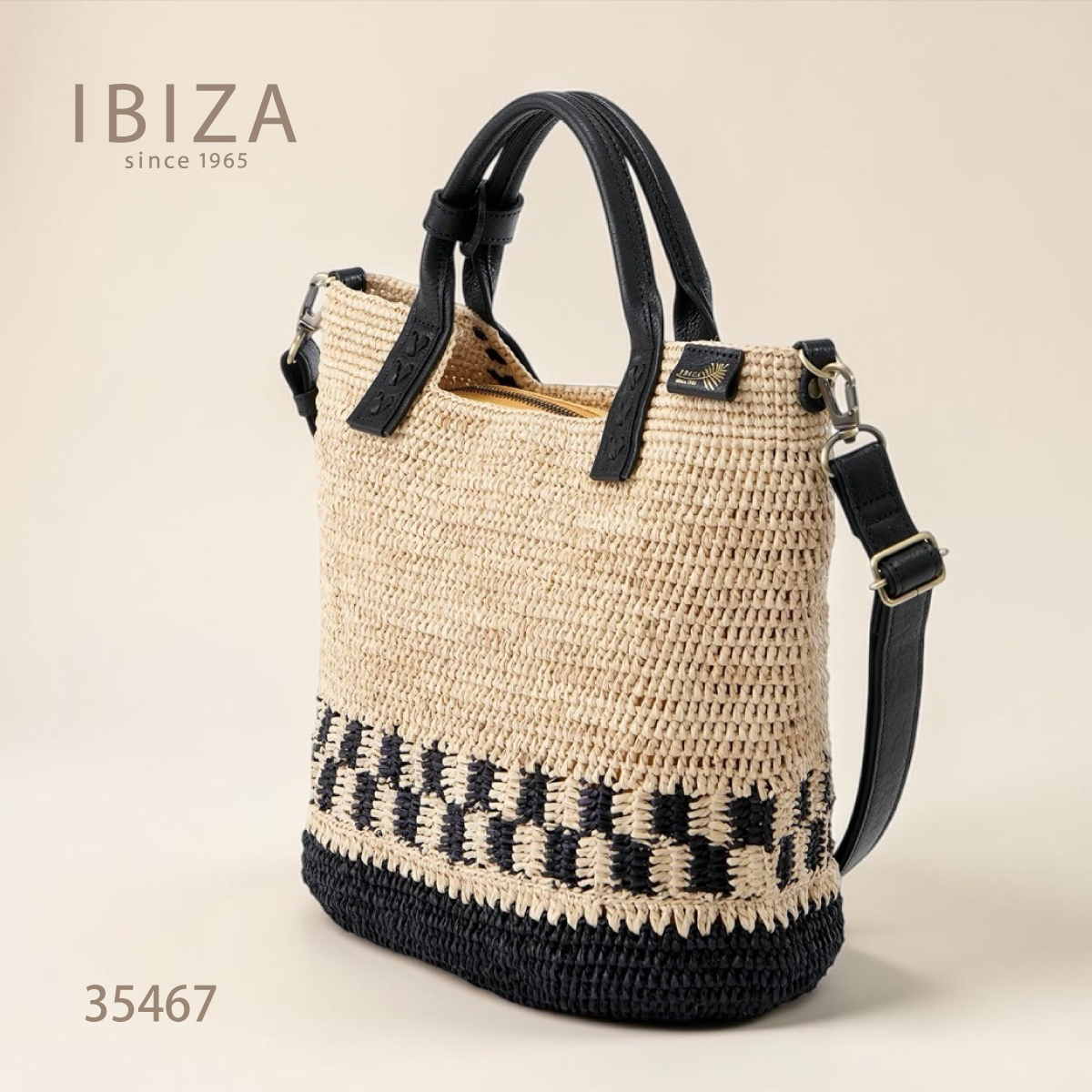 【本店企画／夏のイビサ】IBIZA(イビサ)ラフィア　2WAYバッグ (M)35467画像5