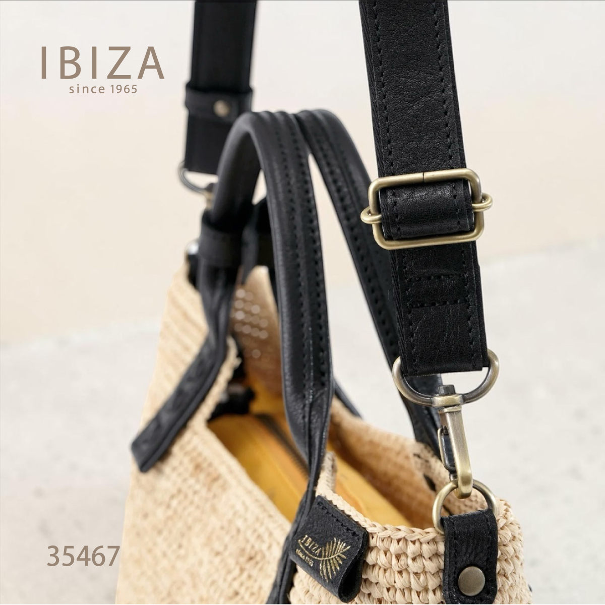 【本店企画／夏のイビサ】IBIZA(イビサ)ラフィア　2WAYバッグ (M)35467画像8