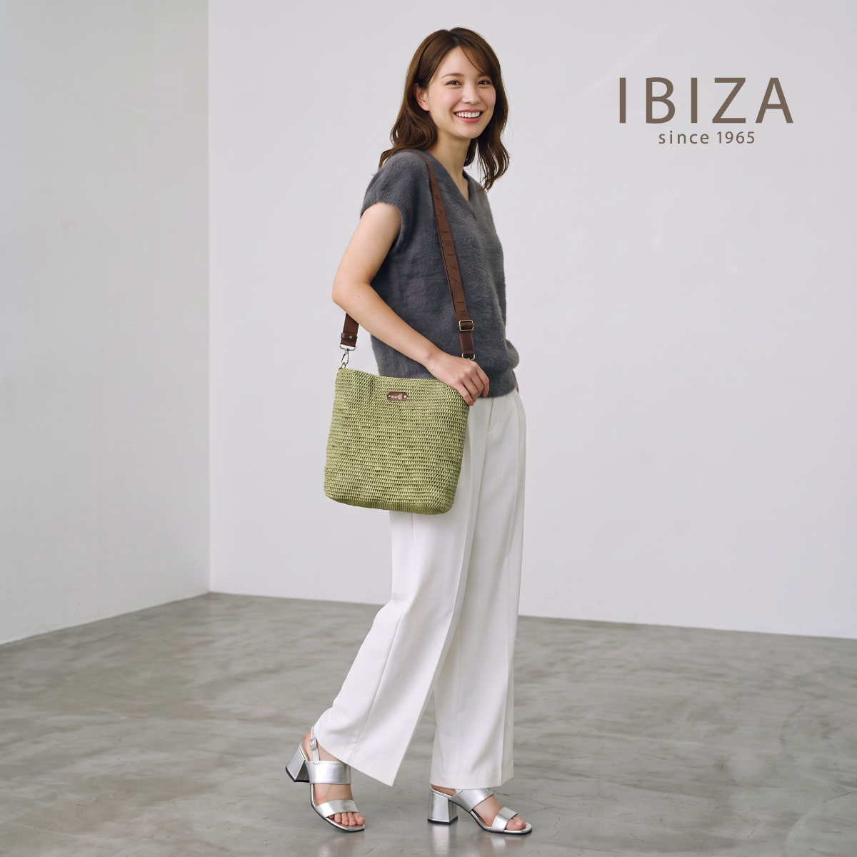 【本店企画/夏のイビサ】IBIZA(イビサ)ラフィア ショルダーバッグ35456画像11