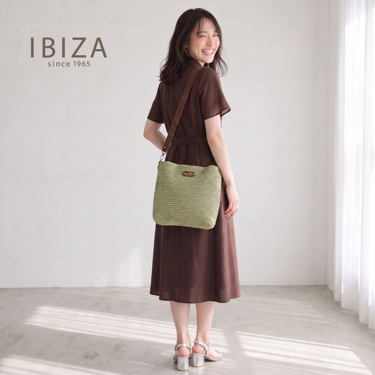 【本店企画/夏のイビサ】IBIZA(イビサ)ラフィア ショルダーバッグ35456画像12