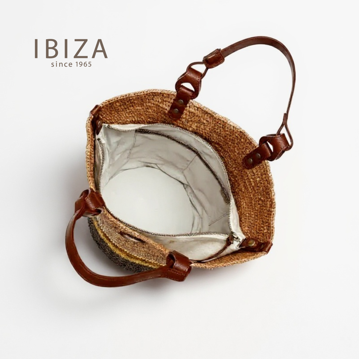 【本店企画／夏のイビサ】IBIZA(イビサ)ラフィア　ハンドバッグ　35422画像8