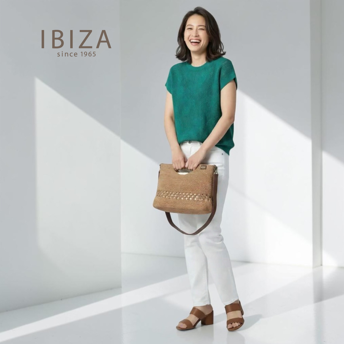 【本店企画／夏のイビサ】IBIZA(イビサ)ラフィア　2WAYバッグ　35415画像10