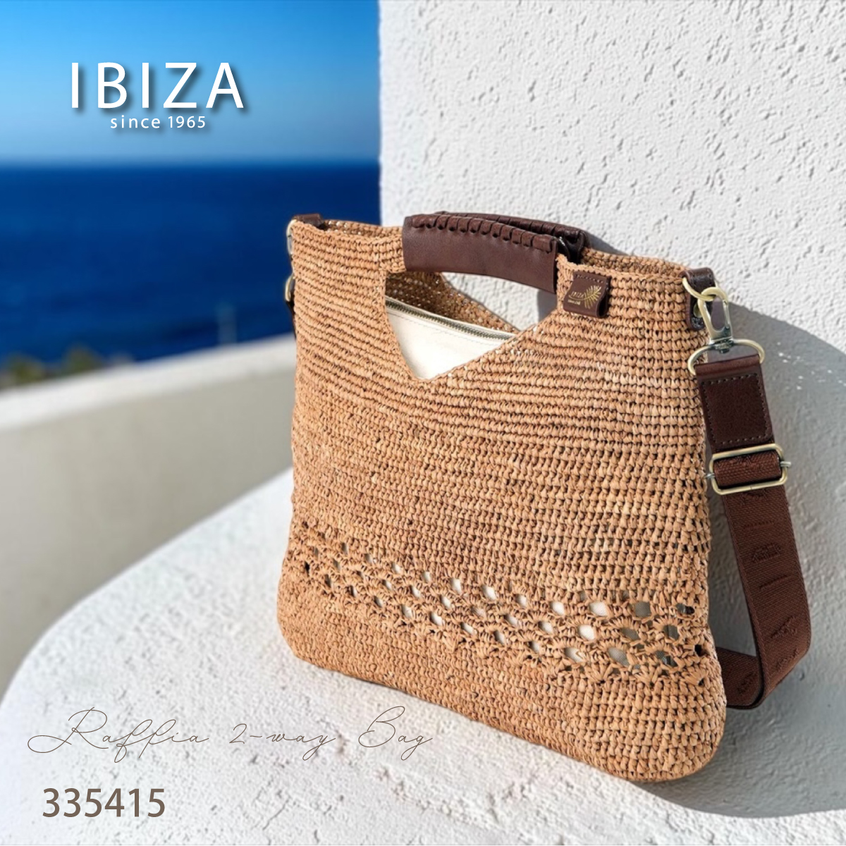 【本店企画／夏のイビサ】IBIZA(イビサ)ラフィア　2WAYバッグ　35415画像4