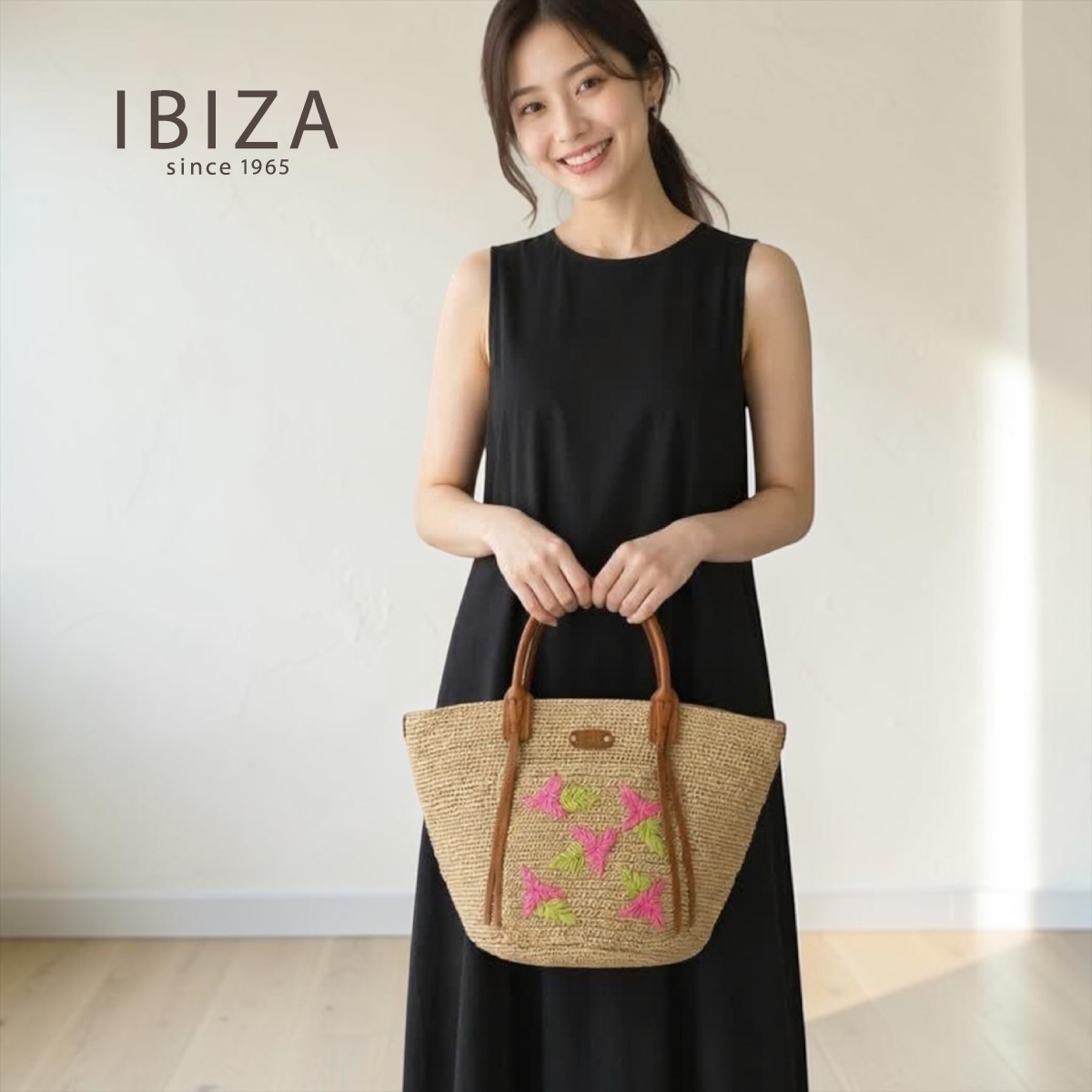 【本店企画/夏のイビサ】IBIZA(イビサ)ラフィア ハンドバッグ 35341画像7
