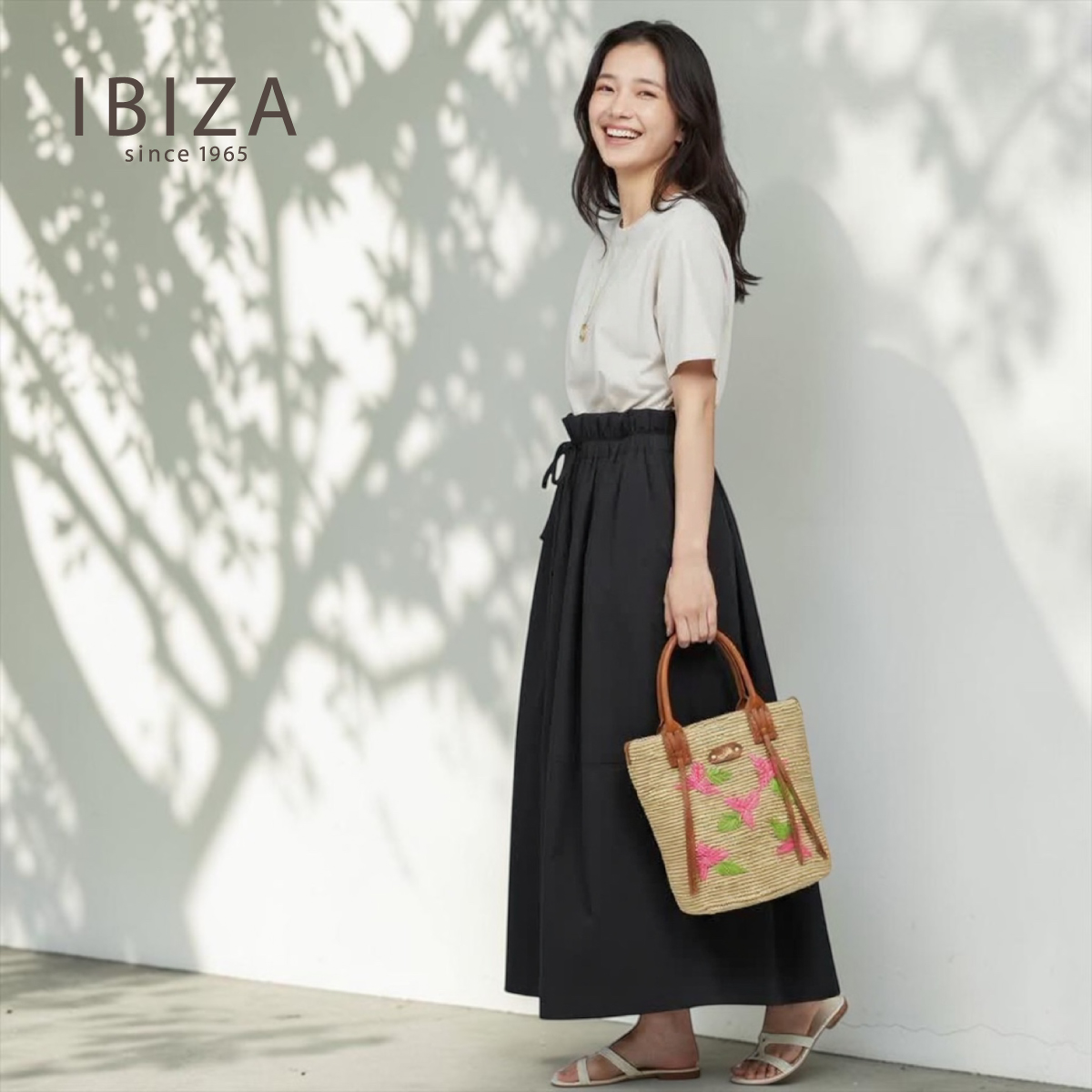 【本店企画／夏のイビサ】IBIZA(イビサ)ラフィア　ハンドバッグ　35272画像6