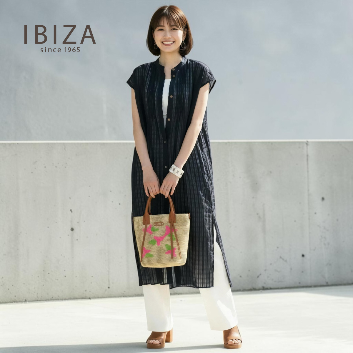 【本店企画／夏のイビサ】IBIZA(イビサ)ラフィア　ハンドバッグ　35272画像7