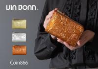 VIA DOAN(ヴィアドアン) マチ有L字ファスナーミドル財布Coin コイン 866画像1