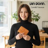 VIA DOAN(ヴィアドアン) BOX小銭入れ付き ラウンドファスナーミドル財布Coin コイン 867画像9