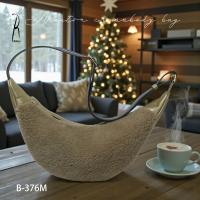 【本店企画／イビサ&逸品会12月6日より販売開始】RiikoModeリイコモード) ムートン三日月型バッグB-376M画像9