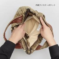 【カトレア本店Selection】VIA DOAN(ヴィアドアン) Antique python アンティークパイソン A4トートバッグ4714画像7