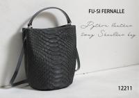 【カトレア本店Selection】FU-SI FERNALLE(フーシフェルナーレ)ダイヤモンドパイソンショルダーバッグ　12211画像1