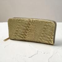 【カトレア本店Selection】FU-SI FERNALLE(フーシフェルナーレ)シルキーパイソン メタル加工長財布　67744画像12