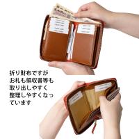 cattleya sacs(カトレアサックス) ラウンドファスナーハーフ財布BP2522画像9