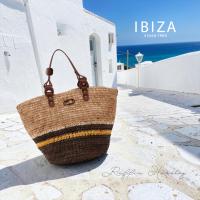 【本店企画／夏のイビサ】IBIZA(イビサ)ラフィア　ハンドバッグ　35422画像4