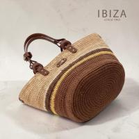 【本店企画／夏のイビサ】IBIZA(イビサ)ラフィア　ハンドバッグ　35422画像6