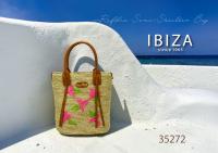 【本店企画／夏のイビサ】IBIZA(イビサ)ラフィア　ハンドバッグ　35272画像1