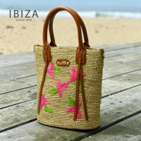 【本店企画／夏のイビサ】IBIZA(イビサ)ラフィア　ハンドバッグ　35272画像5